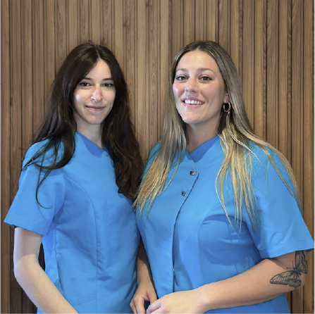 Sara Carrillo y Andrea López - Clínica Dental Dr. Carrero